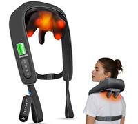 CuPiLo Shiatsu Neck Massager with Heat [2025 Upgraded]- FSA HSA Eligible Cordless Neck Massager for Pain Relief with Wireless Controller,Massager for Back Shoulder Traps,Ideal Gifts for Women,Men