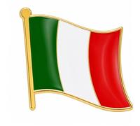 Cupimatch German Flag Lapel Pin for Men Brass Suit Brooch Enamel Badge | Premium brass lapel pin with vivid enamel stripes and a secure metal clasp, light and comfy for lapels, scarves and bags
