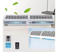 CUPLES 0.6M 0.9M 1.0M 1.2M 1.5M Wall-mounted Air Curtain Machine, Powerful Over Door Fan Air Curtains, 2 Kinds Of Wind Speed, For Supermarket Restaurant Mall Commercial (Size : 60cm)