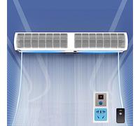 CUPLES Commercial Indoor Air Curtain, Wall-mounted Air Curtain, Silent And Energy-saving, 2 Kinds Of Wind Speed, Adjustable Wind Direction, Natural Wind (Size : 100cm)
