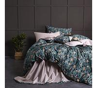 Cupocupa Duvet Cover King Size Set Boho Floral Pattern King Duvet Cover Set for King Size Bed Vintage Soft Bedding Leaf Print Paisley Duvet Cover with Pillowcases