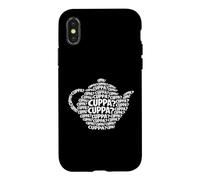 Cuppa English Tea Pot Funny British Tea Pun Case for iPhone X/XS