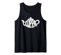 Cuppa English Tea Pot Funny British Tea Pun Tank Top