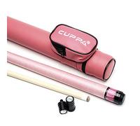 Cuppa Woman Pool Cue Stick 11.75mm/13mm Tips with Pink Case Billiard Accessories Set(Chalk/Tips/Glove/Towel/Joint Protector) (12.75mm)