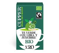 CUPPER TE VERDE CON LIMA JENGIBRE - blend of plants to infuse, can be enjoyed hot for a moment of relaxation and is designed to offer great comfort of use on a daily basis