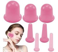 Cupping Glasses Silicone Set: Nizirioo 7 Pieces Cupping Glasses for Neck Face Body Cupping Glasses Anti Ageing Anti Cellulite Back Body for Face and Whole Body