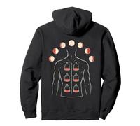 Cupping Therapy Man Moon Phases Back Print Pullover Hoodie