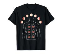 Cupping Therapy Man Moon Phases Front Print T-Shirt