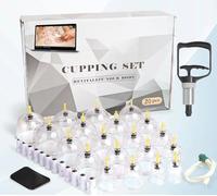 Cupping Therapy Set 20 Cups, Large Size V2.0 for Women Men Vacuum Cup for Body Muscle Back Pain Relief Massage Suck Cellulite Suction Device Cups Cupping Therapy Set VV05