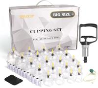 Cupping Therapy Set 20 Cups, Large Size V2.0 for Women Men Vacuum Cup for Body Muscle Back Pain Relief Massage Suck Cellulite Suction Device Cups Cupping Therapy Set UK03