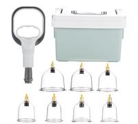 Cupping Therapy Set, 24 PCS Cupping Cups Sets Biomagnetic with Pumping Handle, Professional Traditional Chinese Therapy Massage Suction Cups for Muscle Tension, Back, Pain Relief