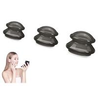 Cupping Therapy Set, 3 Cups Anti Cellulite Massage Cup,Acupoint Cupping Therapy Sets Portable,Silicone Cupping Cup,for Muscle and Joint Pain Relief Physical Therapy (Black)
