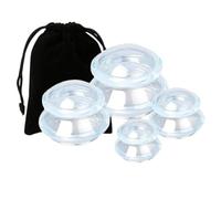 Cupping Therapy Set 4Pcs Silicone Cupping Set Suction Cups Vacuum Jars Face Massage