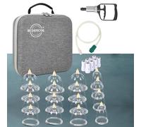 Cupping Therapy Sets 16 pcs, Vacuum Cups Kit for Muscle Relief, Body Cellulite Suction Neck and Back Pain Cup Hijama Z02