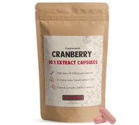 Cupplement Cranberry Extract Capsules 400 mg 60 Vegan Capsules - for Bladder & Urinary Tract - No Juice, D-Mannose or Powder - Laboratory Tested -