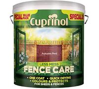 Cuprinol 2 x Less Mess Fence Care 6L Autumn Red