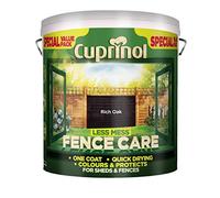 Cuprinol 3 x Less Mess Fence Care 6L Rich Oak (445677)