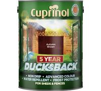 Cuprinol 5 Litre, 5 Year Ducksback Colours Autumn Brown