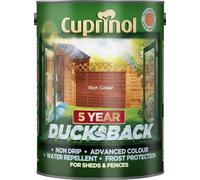 Cuprinol 5 Litre, 5 Year Ducksback Colours Rich Cedar