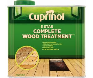 Cuprinol 5 Star Wood Treatment 1ltr Clear (New Formulation)