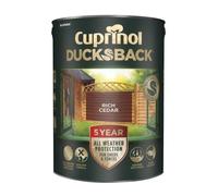Cuprinol Ducksback Garden Shed & Fence Paint Quick Dry Paints Wood Stain 5 Litre