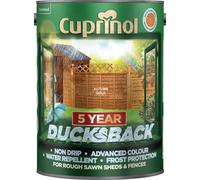 Cuprinol 5 year Ducksback Shed & Fence Paint 5ltr - Autumn Gold