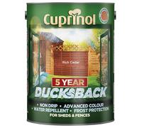Cuprinol 5092442 Ducksback 5 Year Waterproof for Sheds & Fences Au...
