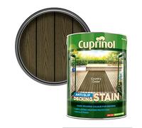 Cuprinol Decking Stain 5097039 – Anti-Slip Exterior Woodcare, Matt – Country Cedar 5L
