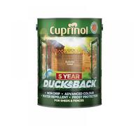 Cuprinol 5111363 Ducksback 5 Year Waterproof For Sheds & Fences Autumn Gold 5 Litre