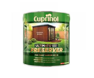 Cuprinol 5206083 Ultimate Garden Wood Preserver Autumn Brown 4 Litre