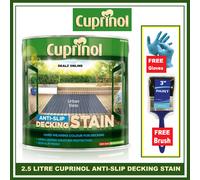 Cuprinol Anti-Slip Decking Stain - Urban Slate 2.5L
