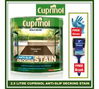 Cuprinol 2.5L Anti Slip Decking Stain Hampshire Oak