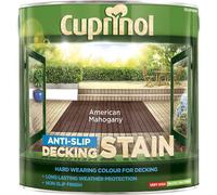 Cuprinol 2.5 Litres Anti Slip Decking Stain - American Mahogany