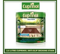 Cuprinol 2.5L Anti Slip Decking Stain Cedar Fall