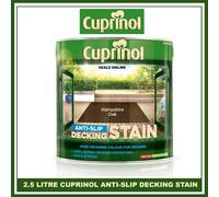 Cuprinol 2.5L Anti Slip Decking Stain Hampshire Oak