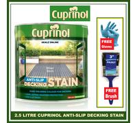 Cuprinol Anti-Slip Decking Stain Silver Birch 2.5 Litre 2.5L