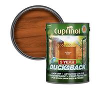 Cuprinol Ducksback 5 Year Waterproof for Sheds and Fences, 5 L - Autumn Gold
