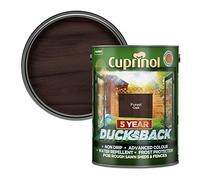 Cuprinol Ducksback 5 Year Waterproof for Sheds and Fences, 5 L - Forest Oak