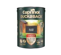 Cuprinol Ducksback 5 Year Waterproof for Sheds and Fences, 5 L - Silver Copse