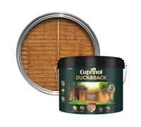 Cuprinol Ducksback Autumn Gold Multi-Surface Exterior Shed & Fence Treatment Wood Paint, 9L Tin
