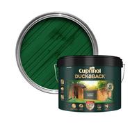 Cuprinol Ducksback Forest Green Multi-Surface Exterior Shed & Fence Treatment Wood Paint, 9L Tin