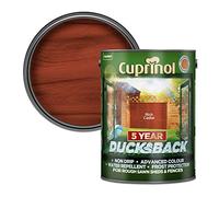 Cuprinol Ducksback 5 Year Waterproof for Sheds & Fences Rich Cedar 5 litre