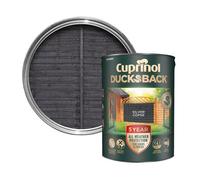 Cuprinol Ducksback Silver Copse Matt Multi-Surface Exterior Shed & Fence Treatment Wood Paint, 5L Tin