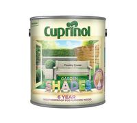 CUPRINOL GARDEN SHADES COUNTRY CREAM 2.5L PAINT WOOD PROTECTION 6 YEAR