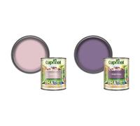 Cuprinol Garden Shades Exterior Woodcare, Sweet Pea, 1 Litre & 5232364 CUPGSPP1L 1 Litre Garden Shades Paint - Purple Pansy