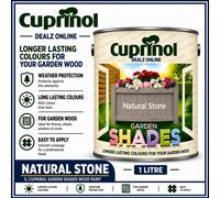 Cuprinol Garden Shades Furniture Sheds Fences Wood Paint 1L - ALL COLOURS