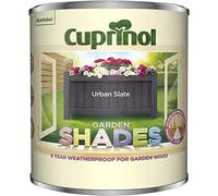 Cuprinol Garden Shades Urban Slate Matt Multi-Surface Exterior Fencing & Sheds Protector Wood Paint, 125Ml Tester Pot