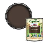 Cuprinol Garden Shades Seasoned Oak Matt Multi-Surface Exterior Wood Paint, 1L