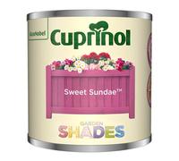 Cuprinol Garden Shades Sweet Sundae Matt Multi-Surface Exterior Fencing & Sheds Protector Wood Paint, 125Ml Tester Pot