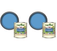 Cuprinol Garden Shades Wood Paint - Cornflower - 1L (Pack of 2)